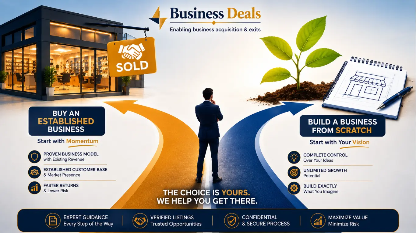 Buying vs Starting a Business in India: Which Is Right for You in 2026?